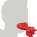 Lick'em Tongue Cat Scratcher Brush Combo Set  Funny Novelty Gag White Elephant Gift for Cat Lovers, Red, Model