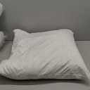 QUIETSEA 18x18 Pillow Inserts, 2 Pack Down Alternative Throw Pillow Inserts, Fluffy Soft Square Decorative Pillows for Bed, Couch and Sofa (White)