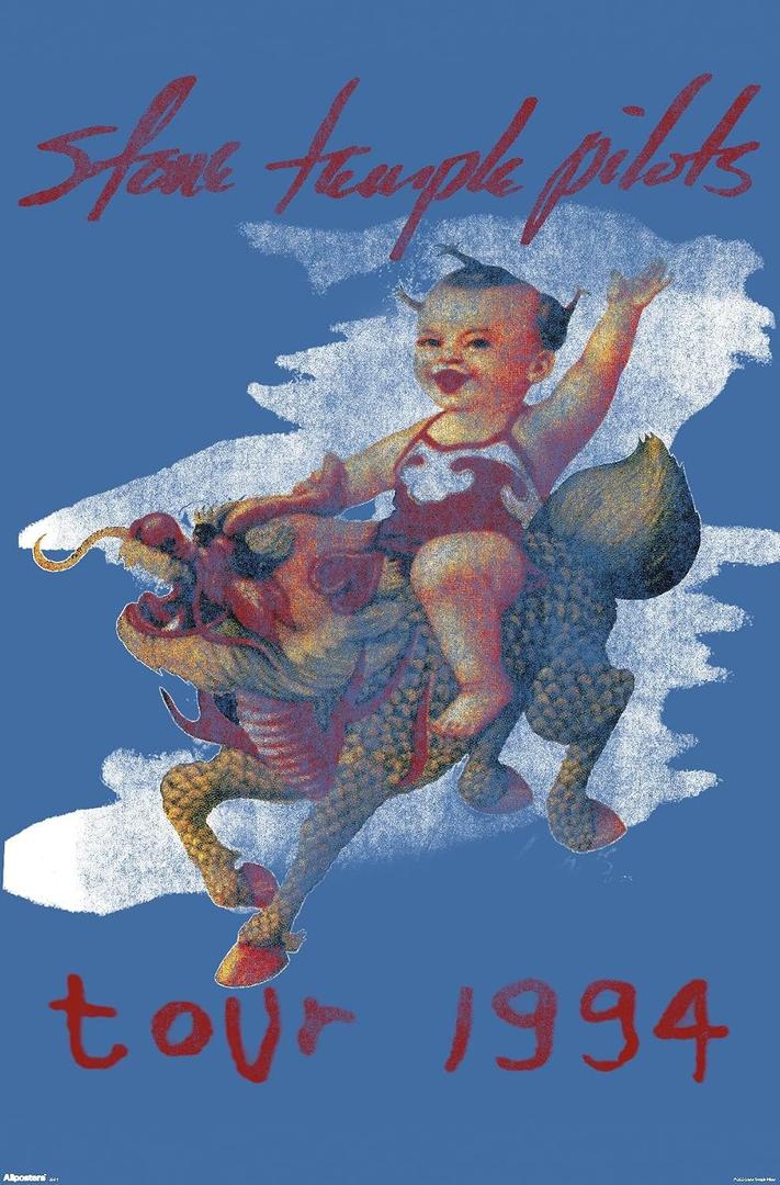 Stone Temple Pilots - Purple Wall Poster, 34L" x 22.4W", Premium Unframed Version