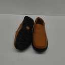 Venshine Mens Casual Slip On Loafers Shoes Walking Dress Leather Shoes (13, Brown1)