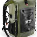 Waterproof Backpack Dry Bag 85L Heavy Duty Roll-Top Hiking Backpack Sack Keeps Gear Dry for Travel, Kayaking, Boating, Camping, Rafting and Fishing (Green)