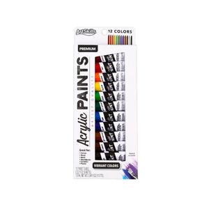 ARTSKILLS Acrylic Paints 12 Piece Artist Quality Vibrant Colors 0.32 Oz 