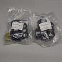 50 Amp Female 6-50P Plug & 6-50R Receptacle Set for RV, EV Charger, Welder Machine, (Black) 3 Prong 125/250V Heavy-Duty Electrical Connector , ETL Listed