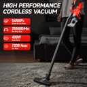 Cordless Vacuum for Milwaukee M18 Battery, Handheld Vacuum Cleaner for Home Pet Hair Car, 5-in-1 Portable Shop Vac with 2 Washable HEPA Filter, 4 Multi Nozzle (Battery Not Included)