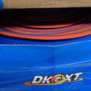 DKOXT Flexible Race Track for Kids 15 Feet of DIY Flex Track Race with 2 Cars & 3 Strong Suction Cups Car Ramp Toy Track, for Kids Ages 3+, Blue