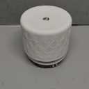 Essential Oil Diffuser, 280ml Ceramic Aromatherapy Diffuser for Large Room, 2.4MHz Ultrasonic Cool Mist Diffuser Oil Machine, Quiet & Intelligent Aroma Diffuser for Home Office SPA Yoga (Coral-brown)