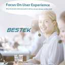 2 x BESTEK European Travel Plug Adapter, International Power Plug with USB+Type C PD20W Outlet Adaptor Charger for US to Most of Europe EU Iceland Spain Italy France Germany1 Pack (White 01)