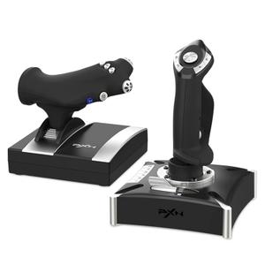 PXN-2119Pro Flight simulator controls Flight Stick with Vibration for xbox one/P4/pc Windows 7/8/10 (P4/xbox one need Original handle guide)Not Support Mac Systems PS3/ PS5/xp/vista