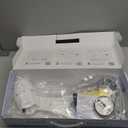 LUXE Bidet NEO 185 - Dual Nozzle, Self-Cleaning, Non-Electric Bidet Attachment for Toilet Seat, Adjustable Water Pressure, Rear & Feminine Wash (White)