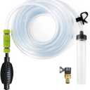 50ft Aquarium Water Changer Gravel & Sand Cleaner Fish Tank Siphon Cleaning Tools
