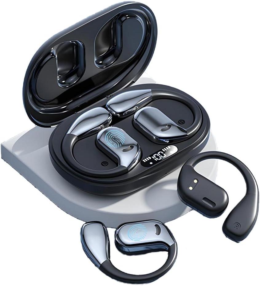 Ai Translation Earbuds Real Time,144 Language Translator Earbuds, Translating Earbuds, Wireless Bluetooth Headphones Translation Language Device for iPhone and Android Ear Bud Translator(Black)