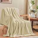 inhand Camel Throw Blanket for Couch, Super Soft Flannel Blanket Throw Size All Season Use, 50 x 60 Inches