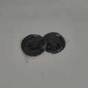 Shower Drain Hair Catcher, 2 Pack 5.5in Shower Hair Catcher Large Premium Silicone Drain Protector Strainer, Shower Drain Cover for Shower Room, Floor Drain, Bathroom Sink, Dark Grey (5.5 x 5.5 x 0.2 in)