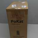 PoKat 23'' Bedside Table Lamp for Bedroom Nightstands, Birthday Gifts for Women Mom, House Warming Gifts New Home Decor, Ceramic Lamp for Living Room, White Modern Bedroom Lamp