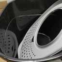 IRIS USA Cat Litter Box Large Top Entry with Lid Enclosed Covered Hooded Design Litter Catching Scatter Shield Pan Dog Proof Pet Proof Scoop Included Odor Control for Indoor Cats Kittens Black/Gray