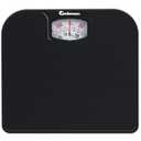 Adamson A21 Analog Scales for Body Weight - Up to 300 LB - New - Anti-Skid Rubber Surface - Large Numbers - Analog Bathroom Scale - Affordable - Durable with 20-Year Assurance - Full Black