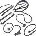 Full Weatherstrip Kit Front Windshield Weatherstrip Compatible with 1990-1996 Corvette C4 Coupe GM 9096GGW