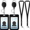 Yezmo Lanyard Card Holder, Badge Holder with Lanyard
