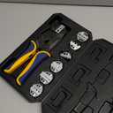 Haisstronica 6PCS Crimping Tool Set - Ratchet Wire Crimping Tool for Heat Shrink,Insulated Nylon,Non-Insulated,Ferrule Wire End,Open Barrel Terminals,Solar Connectors