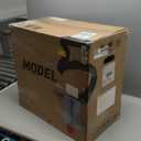 Geometric Future M5 Tempered Glass Mid Tower, E-ATX/ATX Gaming Case, 1.2mm Steel, Type C, Toolless Panels, Support 420/360 Radiator, ARGB PWM 140m Fan x 5 Pre-Installed, Black/Grey, GEO-M5F-BG