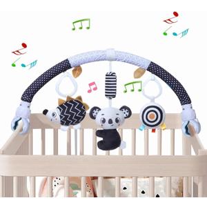 Pau1Hami1ton Baby Stroller Arch Toys, Car Seat Toys,Bouncer Toy Bar/Mobile for Bassinet, Adjustable Baby Hanging Toys Fit for Crib Bed, Stroller, Car Seat, Baby Gifts.S-19 (Koala)