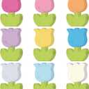 Ireer 108 Pcs Tulip Flower Cutouts Colorful Flower Paper Spring Decor Bulletin Board Cutouts Rustic Tulip Shaped Die Cut for DIY Craft Spring Easter School Party Wall Decoration (Retro,4 Inch)