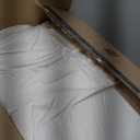 Goose Feather Down Pillows Standard Size Set of 1, Soft Pillows with 100% Organic Cotton Fabric, Luxury Hotel Quality Bed Pillow 1 Pack for Sleeping, Breathable & Fluffy (20" x 26")