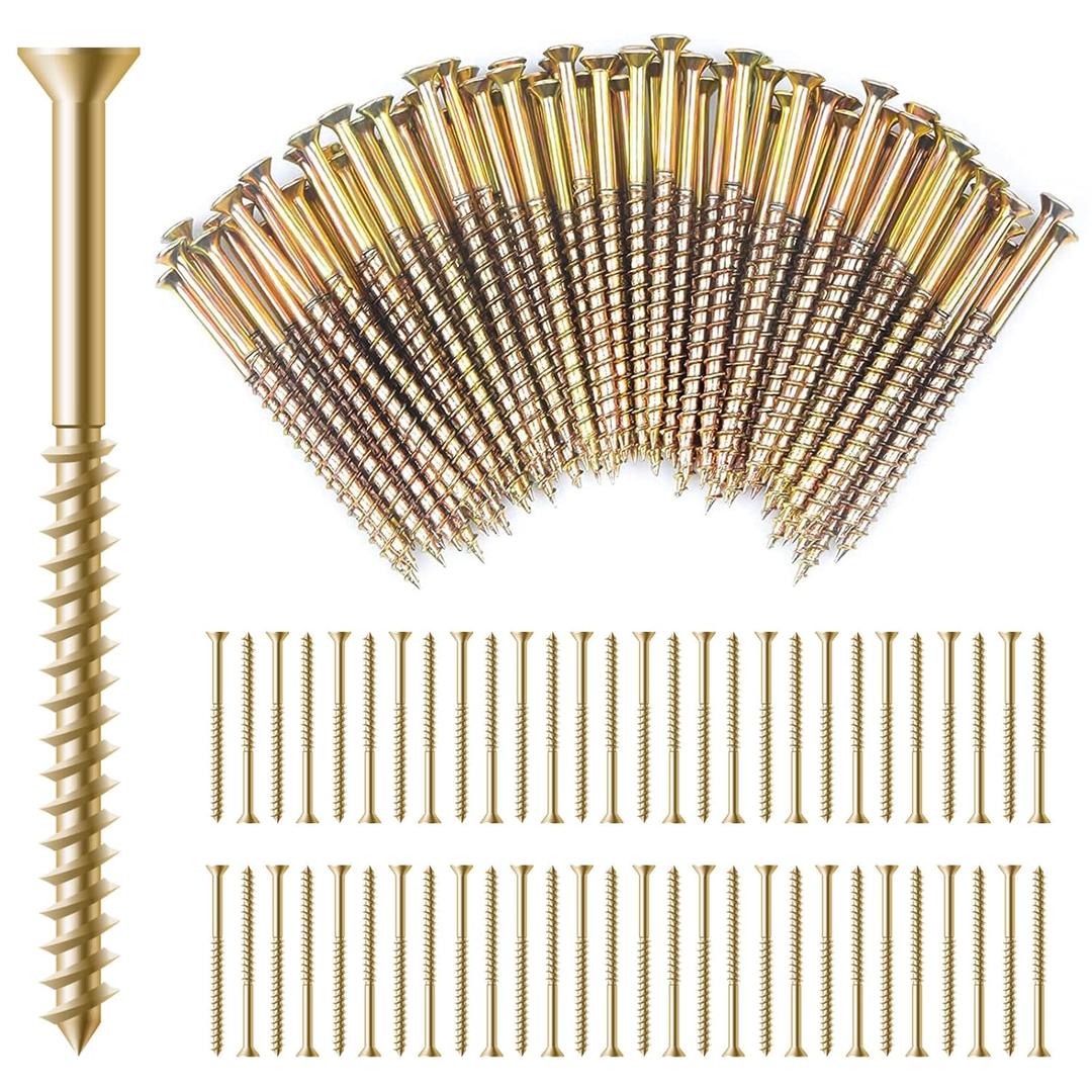 Squeaky Floor Fix Screws, 125 Pack - Eliminate Squeaking Noise Under Carpeted, Hardwood, Vinyl & Linoleum Floors