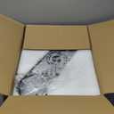 URSOLA Bathroom Vanity Light, 3 Lights Bathroom Light Fixtures, 19.7 inch Bathroom Light Fixtures Over Mirror Black and Gold, with Bevelled Edge and Clear Glass Shade Wall Lamp