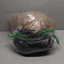 HACHIKITTY Calming Donut Cuddler Dog Bed, Round Fluffy Pet Bed with Sewn-in Cushionfor Large Dogs,Washable, Large, Taupe, 30''