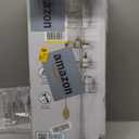 Zenna Home Tension Pole Shower Caddy Corner Organizer, Adjustable Standing Shower Caddy with 4 L-shaped Baskets and Hooks, Rust Resistant Bathroom Tension Rod Organizer, 60 to 97 Inch, Satin Nickel