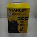 STANLEY Shop Vac SL18115P, 5 Gallon Peak 4 Horsepower Wet Dry Vacuums, Blower 3 in 1 Functions 15 Feet Cleaning Range for Garage, Carpet Clean, Shop Cleaning, Car Detailing with Attachments