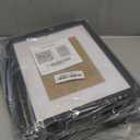 Picrit 8x10 Picture Frame Set of 12, Display 5x7 with Mat or 8x10 without Mat, Photo Frames for Wall Mounting or Table Top Display, Black