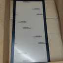 17x6 Frame Black Picture Frame - Complete Modern Photo Frame Includes UV Acrylic Shatter Guard Front, Acid Free Foam Backing Board, Hanging Hardware Wood Wall Frames for Family Photos - No Mat