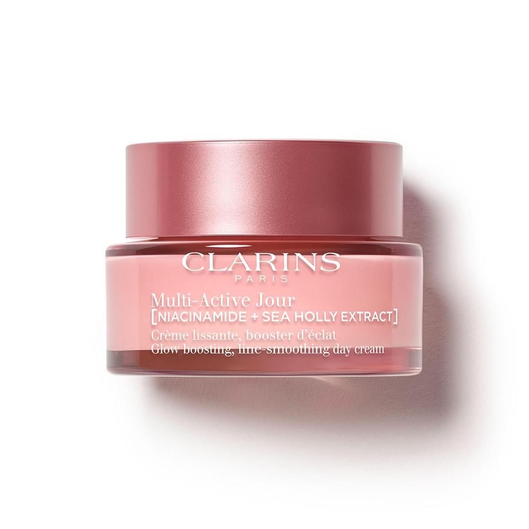 Clarins Multi-Active Day Moisturizer with Niacinamide | Smooth Fine Lines | Visibly Tighten Pores | Even Tone and Texture | Boost Glow | Strengthen Moisture Barrier