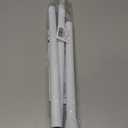 White Tension Curtain Rod for Windows 28 to 48 inch, Adjustable Expandable Pressure Spring Curtain Rod No Drilling, 7/8" Curtain Rod for Bedroom Doorway Closet Door