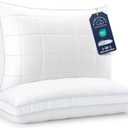 3-in-1 Adjustable Pillows Bed Pillow Queen Size Set of 2 - Luxury Hotel Collection Pillow for Sleeping, Customizable Firmness & Height Pillow for Back, Stomach or Side Sleepers