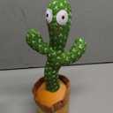 SANJOIN Cactus Baby Toy Talking Dancing Singing Adjustable Volume, Baby Girl for 1 Year Old, Infant Toys for 0-6 6-12 Months Easter Basket Stuffers (Green)