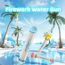 Firework Water Gun, Romantic Fireworks Style Water Spray Toy for Couples, High Pressure Pull-Out Sprinkler Spray Toys for Bathing, Pool, Party Entertainment (2Pcs D)
