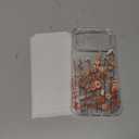 GVIEWIN for iPhone 17 Pro Max Case, [Upgraded Full Camera Protection][Not Yellowing][Screen Protector] Shockproof Protective Clear Floral Phone Case for iPhone 17 Pro Max 6.9'' (Floratopia/Orange)