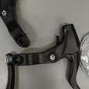 Complete Bike Brakes Set - Universal Front and Rear Brakes with Cables and Levers, Including Multi-Tool Wrenches (Black)