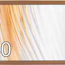 10x30 Poster Frame,30x10 Natural Soild Wood Picture Frames with Polished Plexiglass,Easy to Hang,Display Picture 10x30 for Wall Mounting Horizontally and Vertically (Brown)