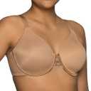 Vanity Fair Women's Full Figure Beauty Back Smoothing Bra, 4 Way Stretch Fabric, Lightly Lined Cups up to H (Underwire - Totally Tan) 40D