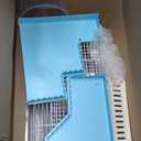 BUCATSTATE 3 Levels Small Hamster Cage with Accessories, 8-in-1 Small Animal House for Dwarf Hamsters, Mice, Gerbils (18.5"x11.8"x11.8")