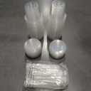 30 Set 16oz Clear Plastic Drink Buckets with Lids and Straws Disposable Iced Coffee Cups Rum Buckets for Cocktail Parties Smoothie Cup Bulk with Handles for Beach Pool Party Supplies