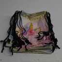 Censen 24 Pcs Unicorn Drawstring Bags Set Bulk 12 x 10 Inch Candy Treat Goody Waterproof Beach Bags for Girls Boys Kids Unicorn Themed Party Birthday Party Favor Supplies
