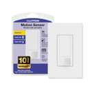 Lutron Maestro Motion Sensor Light Switch w/ Wallplate for Bathroom, Garage, Laundry Room, Closet, for Light Bulbs, Occupancy and Vacancy Sensor, Single-Pole Only, No Neutral Req, MS-OPS2HW-WH, White (1 Pack)
