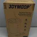 JOYMOOP Mop and Bucket with Wringer Set, Hands Free Flat Floor Mop and Bucket, with 3 Washable Microfiber Pads, Wet and Dry Use, Floor Cleaning System