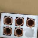 5Pack Terracotta Watering Spikes for Indoor and Outdoor Plants - Simple and Easy Setup - Keep Plants Happy and Watered While You are Away