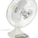 Air King 9154 9-Inch 2-Speed Commercial Grade Oscillating Table Fan , White